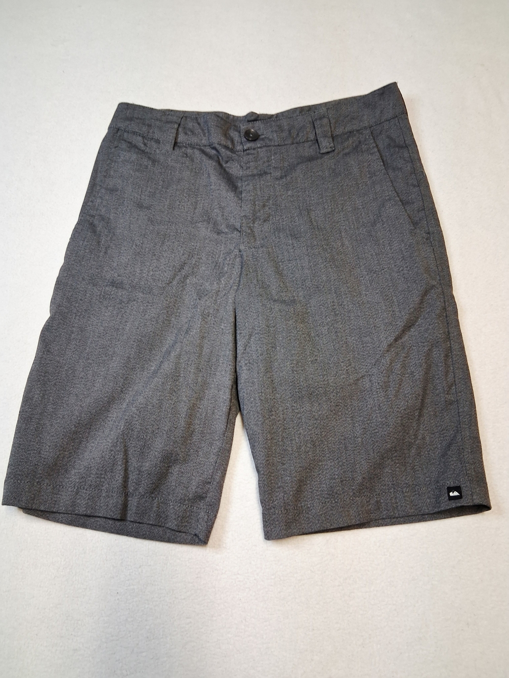 Quiksilver Men's Dark Gray Flat Front Shorts